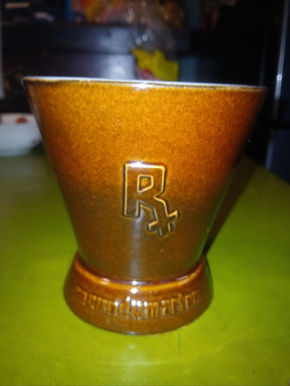 Vintage Ceramic Mortar. Very Nice Condition. No Chips Or Repairs.